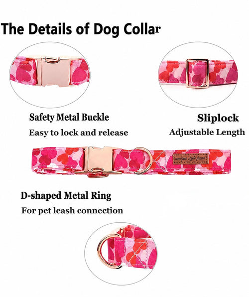 Dog Collar, Adjustable Heavy Duty Medium, with Metal Buckle
