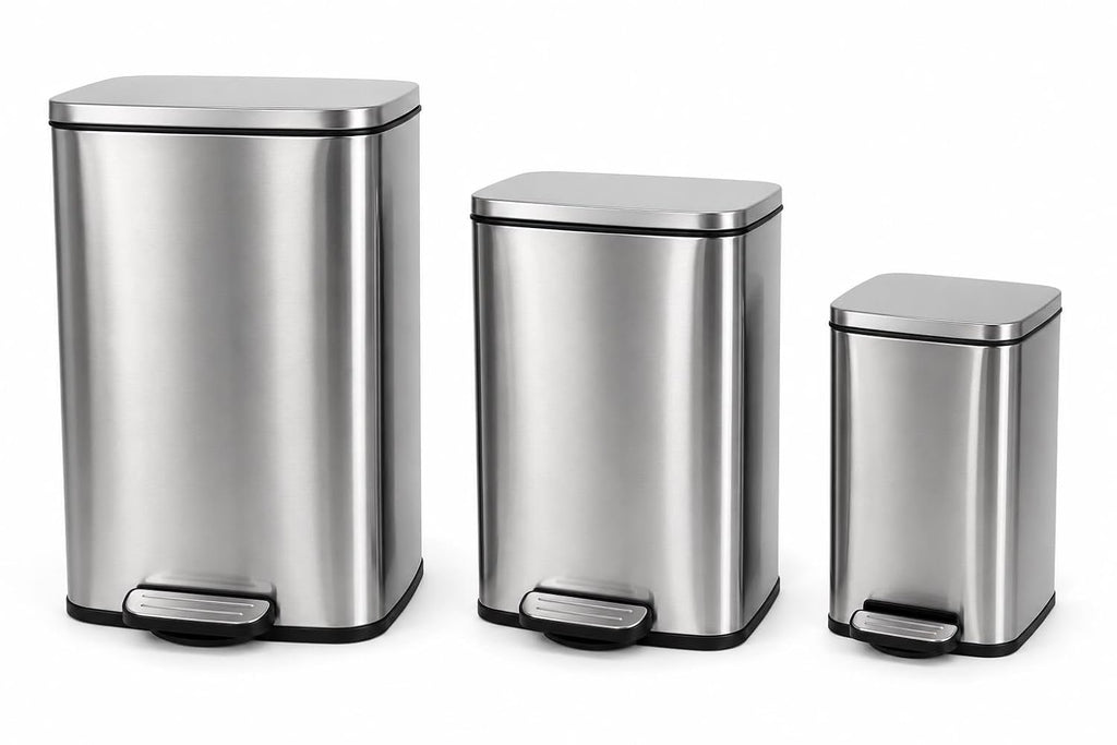 Stainless Steel Step Trash Can