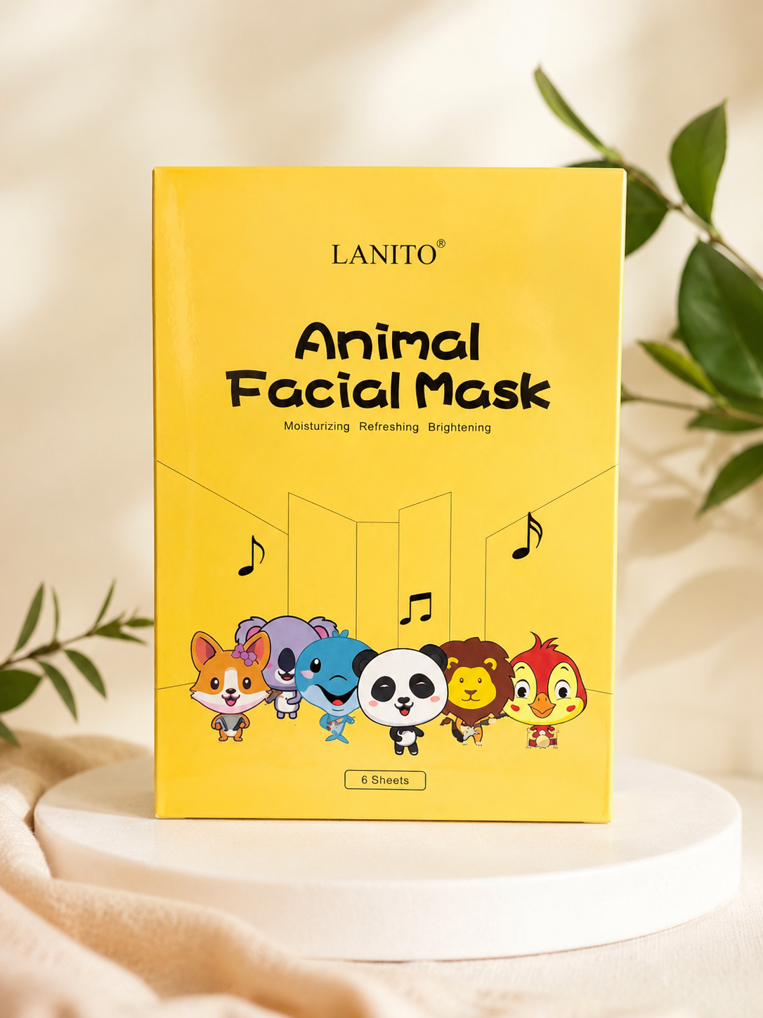 Animal Spa Masks | Character Sheet Masks | Spa Day Party