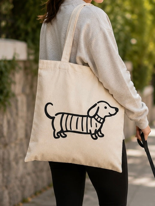 TOTE BAG - DACHSHUND TOTE BAG