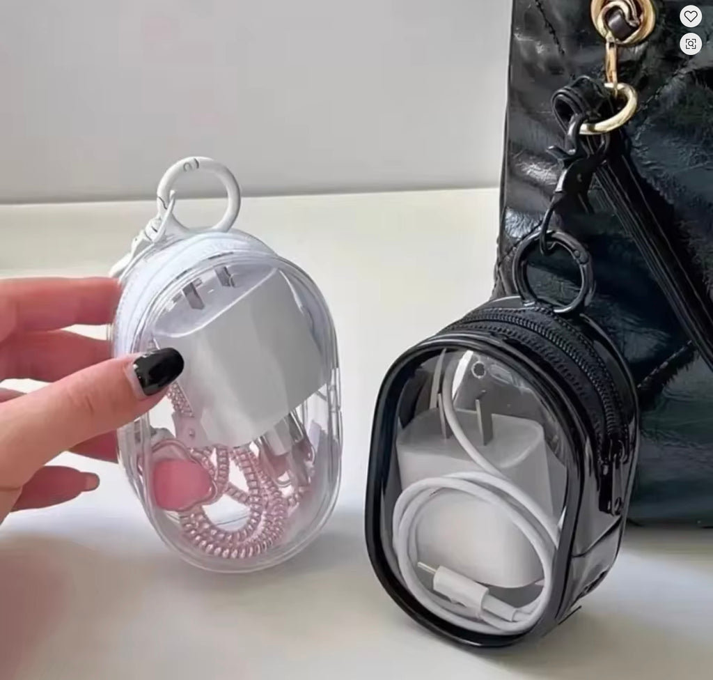 ✨ Mini Clear Travel Organizer Case ✨