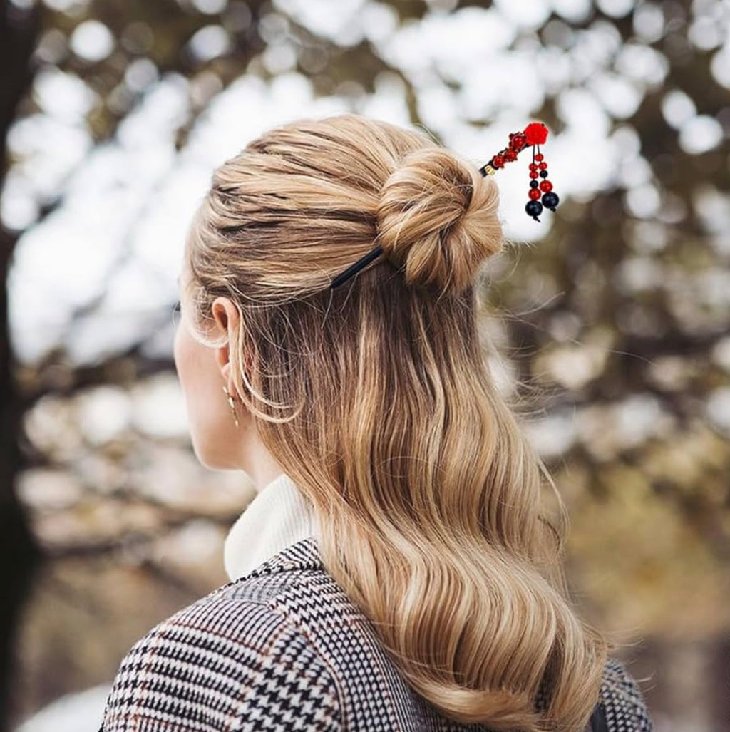 Decorative Hair Sticks – Oriental Style ✨🌸