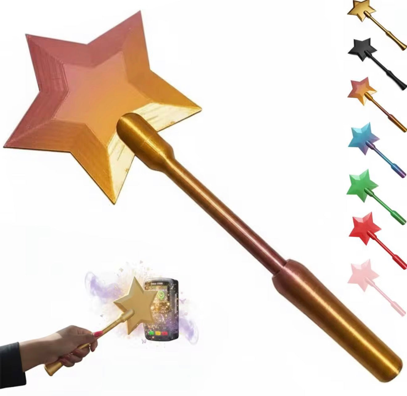 MAGIC STAR WAND - FUN, CUTE & UNIQUE