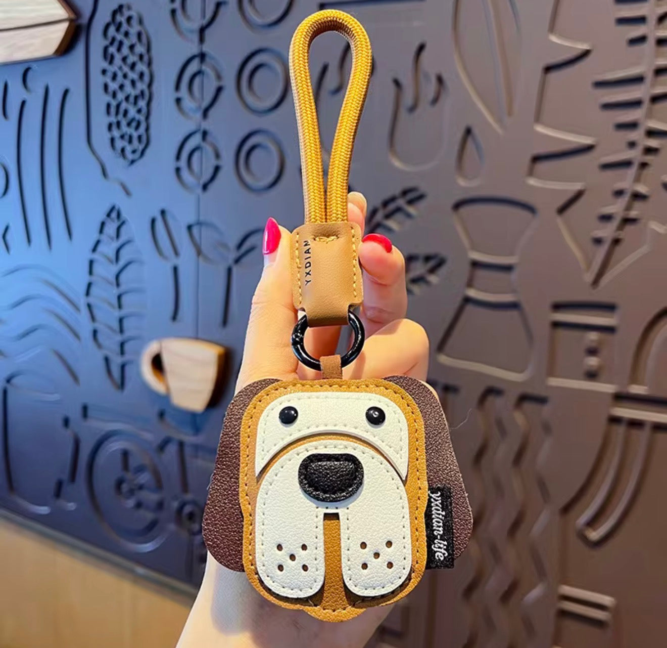 Cute Dog Keychain | Puppy Bag Charm | Dog Lover Gift | Backpack Accessory | Car Key Holder🐶✨