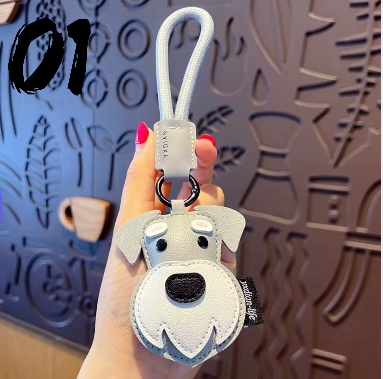 Cute Dog Keychain | Puppy Bag Charm | Dog Lover Gift | Backpack Accessory | Car Key Holder🐶✨