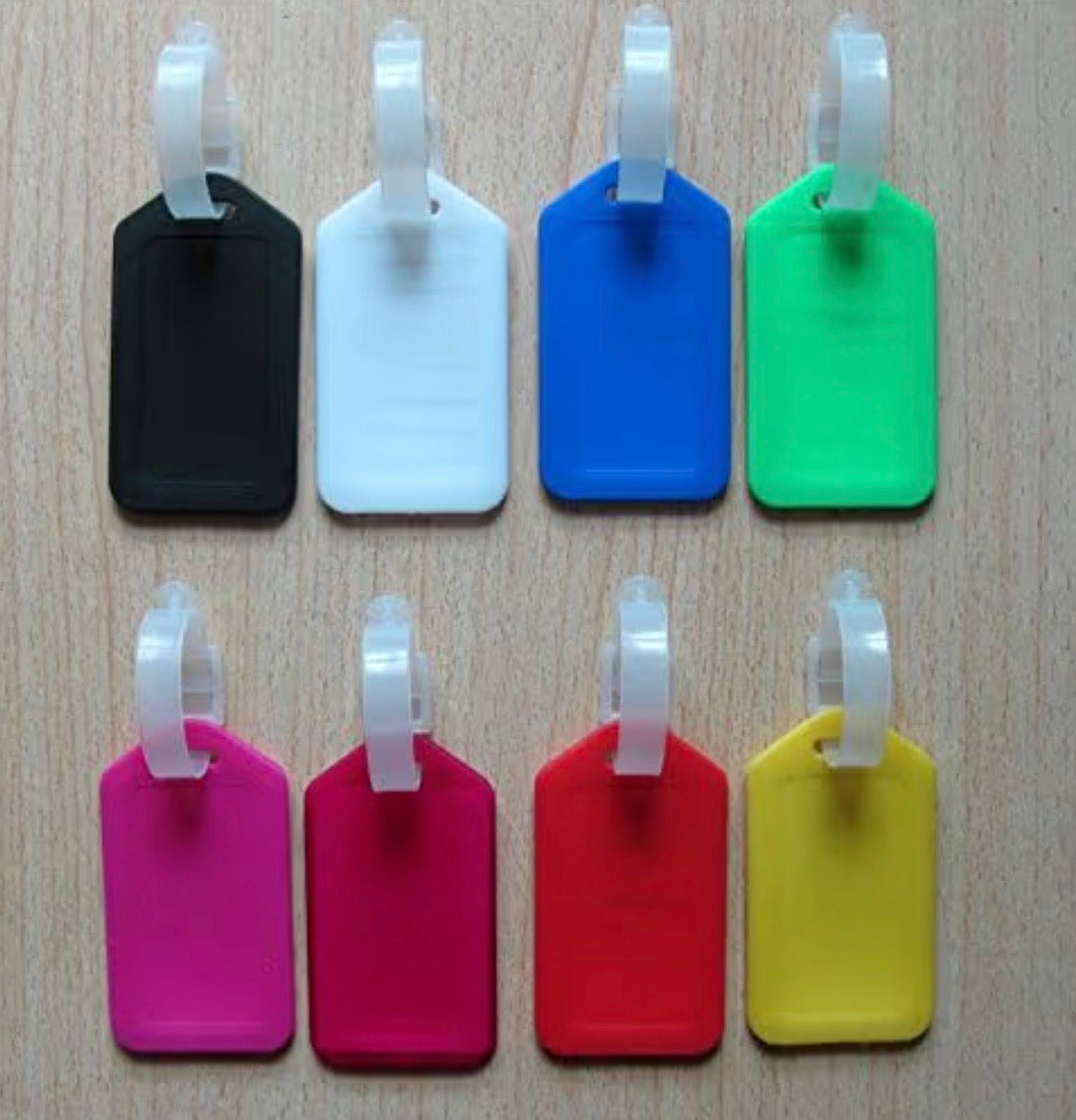 Personalized Luggage Tags – Colorful Travel ID Tags ✈️🎒 (4pcs)