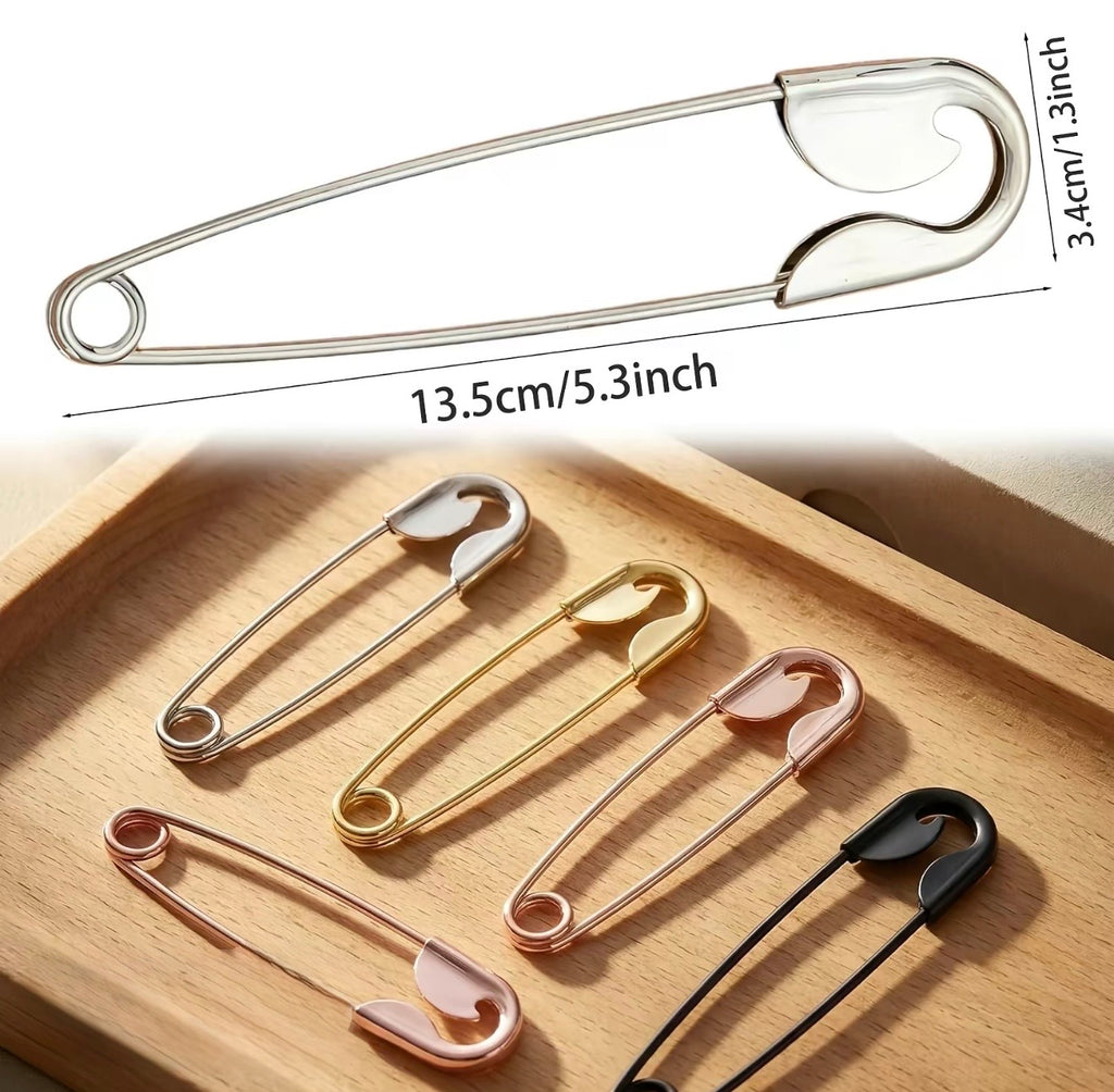 TikTok Stainless Steel Waterproof Non Tarnished 18K Gold Plated Minimalist Pin Hair Clip for Women