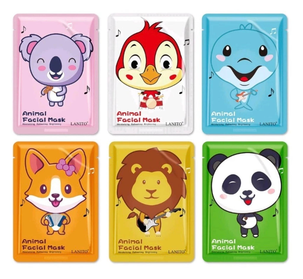 Animal Spa Masks | Character Sheet Masks | Spa Day Party