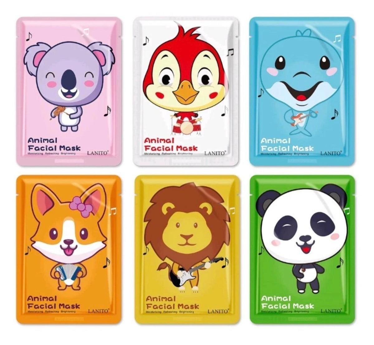 Animal Spa Masks | Character Sheet Masks | Spa Day Party