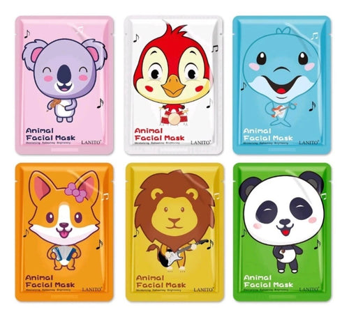 Animal Spa Masks | Character Sheet Masks | Spa Day Party
