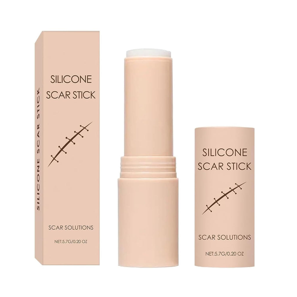 Silicone Scar Stick, Silicone Stick for Face and Body, Help to Improve the Appearance of Scars, For Use After Surgery, Acne, Burns, Cuts, Lightweight Easy to Use (1Pc)