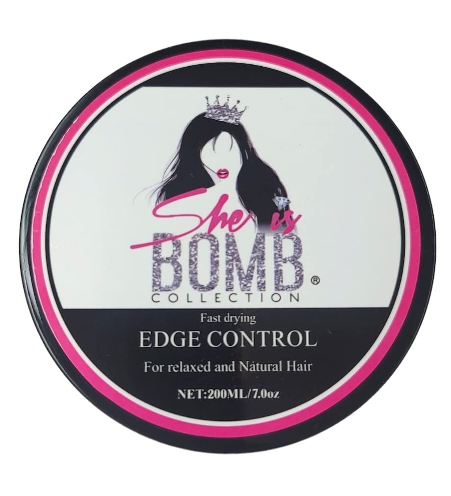 SHE IS BOMB COLLECTION FAST DRYING EDGE CONTROL FOR RELAXED & NATURAL HAIR